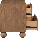 Meridian Kent Walnut Night Stand IMAGE 4