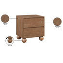 Meridian Kent Walnut Night Stand IMAGE 9