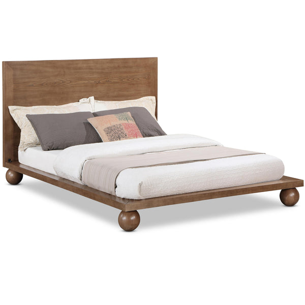 Meridian Kent Walnut Queen Bed (3 Boxes) IMAGE 1