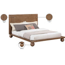 Meridian Kent Walnut Queen Bed (3 Boxes) IMAGE 9