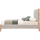 Meridian Kona Grey Polyester Fabric Twin Bed IMAGE 4