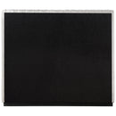 Meridian Logan Beige Linen Textured Fabric Full Bed IMAGE 5