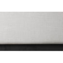 Meridian Logan Beige Linen Textured Fabric Full Bed IMAGE 7