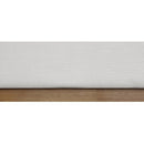 Meridian Logan Cream Linen Textured Fabric Twin Bed IMAGE 7