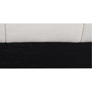 Meridian Lucia Beige Linen Textured Fabric Queen Bed IMAGE 7