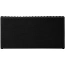 Meridian Nash Black Boucle Fabric King Bed IMAGE 6