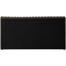 Meridian Nash Brown Boucle Fabric Queen Bed IMAGE 6