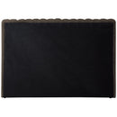 Meridian Nash Brown Boucle Fabric Twin Bed IMAGE 6