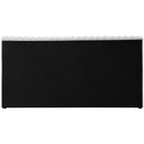 Meridian Nash Cream Boucle Fabric King Bed IMAGE 6