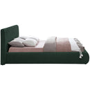 Meridian Nash Green Boucle Fabric Full Bed IMAGE 5