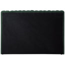 Meridian Nash Green Boucle Fabric Twin Bed IMAGE 6