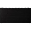 Meridian Nico Black Velvet King Bed IMAGE 6