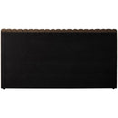 Meridian Nico Brown Velvet King Bed IMAGE 6