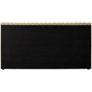 Meridian Nico Camel Velvet Queen Bed IMAGE 6