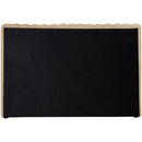 Meridian Nico Camel Velvet Twin Bed IMAGE 6