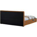 Meridian Nico Saddle Velvet Queen Bed IMAGE 7