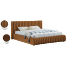 Meridian Nico Saddle Velvet Queen Bed IMAGE 9