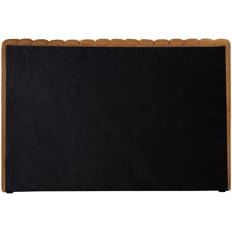 Meridian Nico Saddle Velvet Twin Bed IMAGE 6