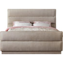 Meridian Paxton Beige Chenille Fabric King Bed (3 Boxes) IMAGE 3