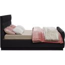 Meridian Paxton Black Chenille Fabric Full Bed (3 Boxes) IMAGE 5