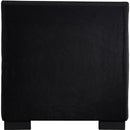 Meridian Paxton Black Chenille Fabric Twin Bed (3 Boxes) IMAGE 6