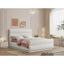 Meridian Paxton Cream Chenille Fabric Full Bed (3 Boxes) IMAGE 2