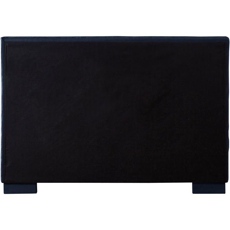 Meridian Paxton Navy Chenille Fabric Queen Bed (3 Boxes) IMAGE 6