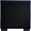 Meridian Paxton Navy Chenille Fabric Twin Bed (3 Boxes) IMAGE 6