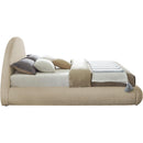 Meridian Rudy Beige Teddy Fabric King Bed IMAGE 5