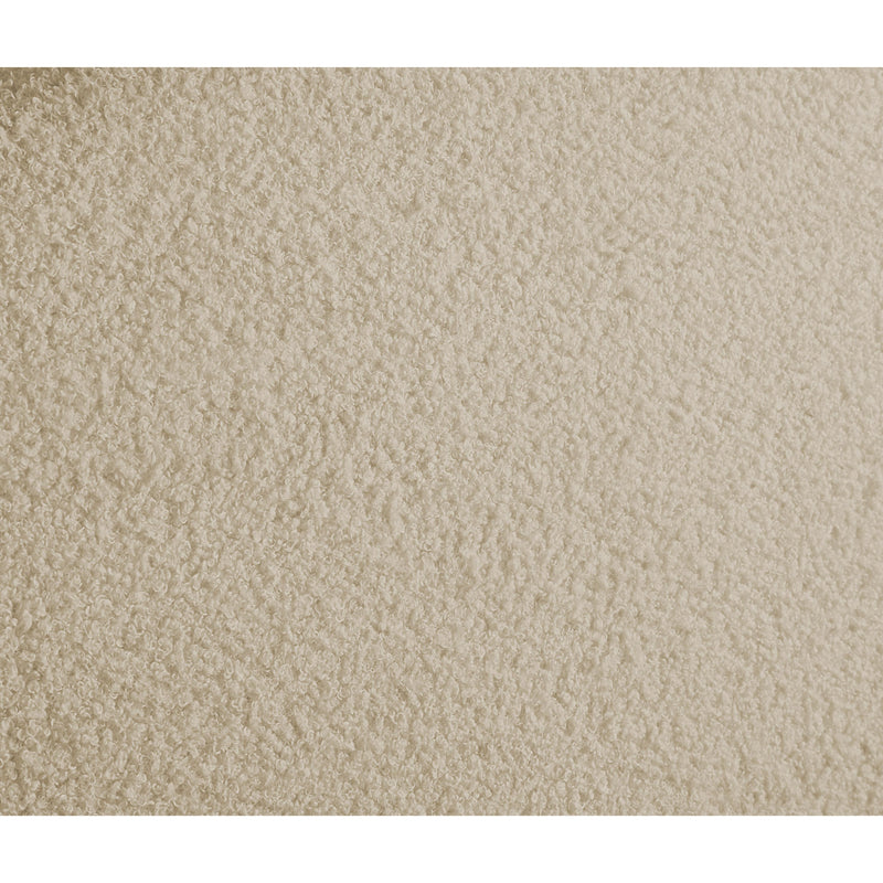 Meridian Rudy Beige Teddy Fabric Twin Bed IMAGE 7