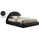 Meridian Rudy Black Teddy Fabric Full Bed IMAGE 12