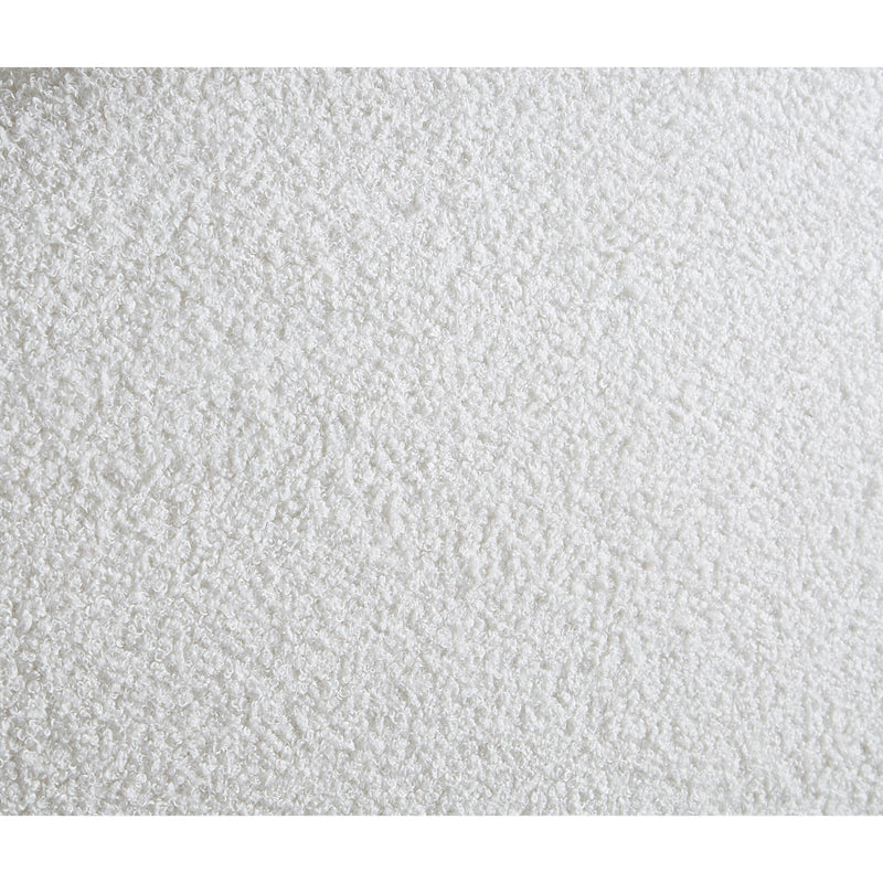 Meridian Rudy Cream Teddy Fabric King Bed IMAGE 10