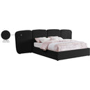 Meridian Shiloh Black Boucle Fabric King Bed (3 Boxes) IMAGE 10