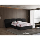 Meridian Shiloh Black Boucle Fabric King Bed (3 Boxes) IMAGE 2