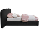 Meridian Shiloh Black Boucle Fabric King Bed (3 Boxes) IMAGE 5