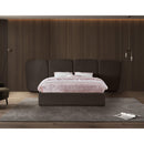 Meridian Shiloh Brown Boucle Fabric King Bed (3 Boxes) IMAGE 4