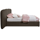 Meridian Shiloh Brown Boucle Fabric King Bed (3 Boxes) IMAGE 5