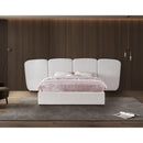 Meridian Shiloh Cream Boucle Fabric King Bed (3 Boxes) IMAGE 4