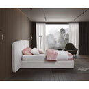 Meridian Shiloh Cream Boucle Fabric Queen Bed (3 Boxes) IMAGE 6