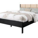 Meridian Siena Black Ash Wood Full Bed (3 Boxes) IMAGE 6