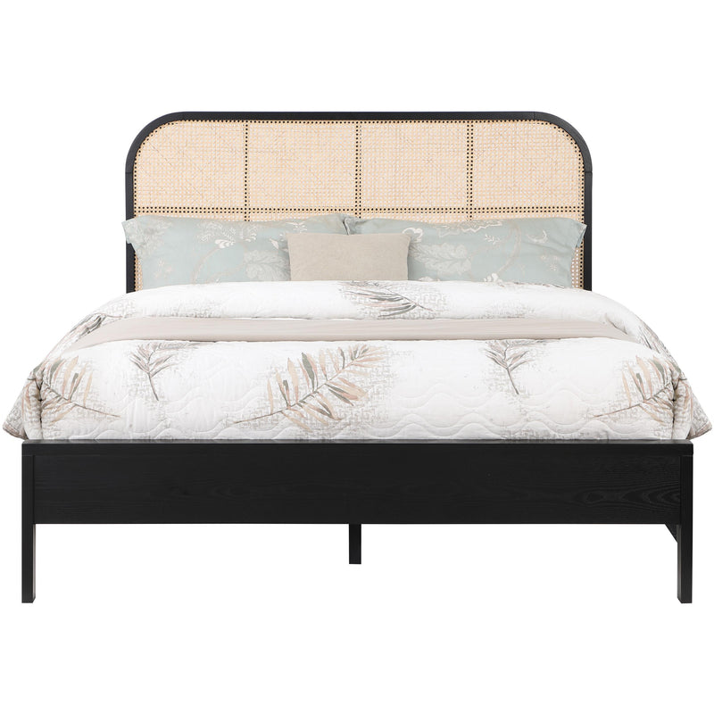 Meridian Siena Black Ash Wood King Bed (3 Boxes) IMAGE 3