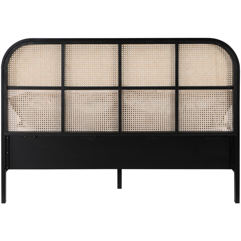 Meridian Siena Black Ash Wood King Bed (3 Boxes) IMAGE 5