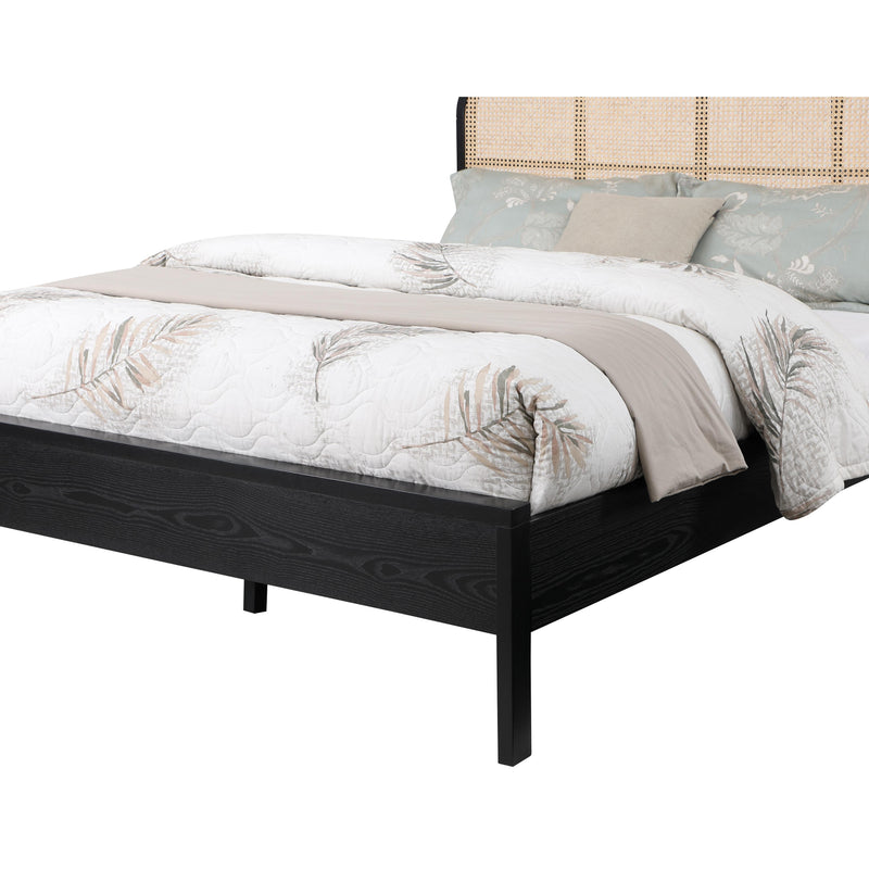 Meridian Siena Black Ash Wood King Bed (3 Boxes) IMAGE 6