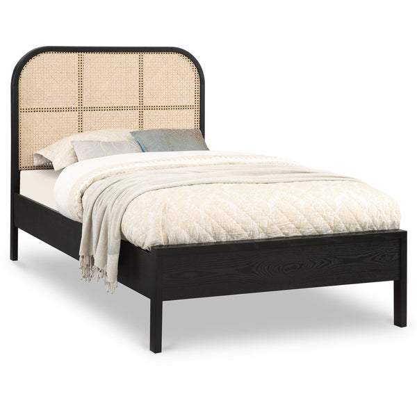 Meridian Siena Black Ash Wood Twin Bed (3 Boxes) IMAGE 1