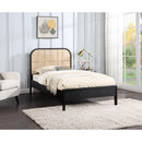 Meridian Siena Black Ash Wood Twin Bed (3 Boxes) IMAGE 2