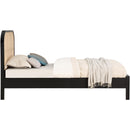 Meridian Siena Black Ash Wood Twin Bed (3 Boxes) IMAGE 4