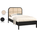 Meridian Siena Black Ash Wood Twin Bed (3 Boxes) IMAGE 9