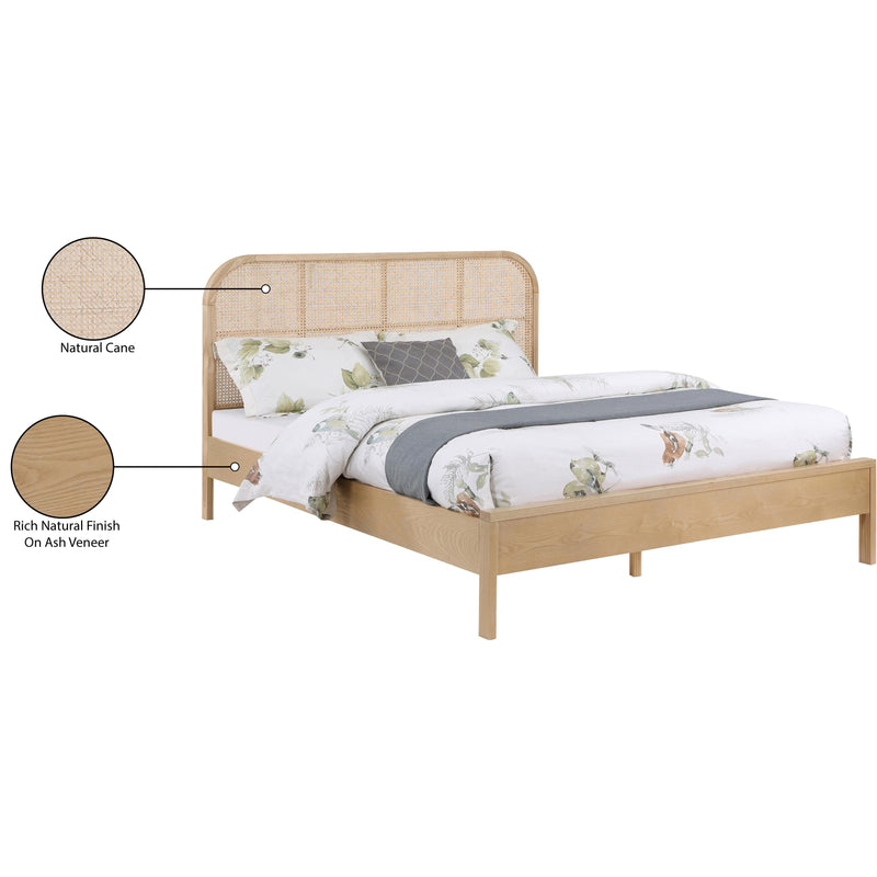 Meridian Siena Natural Ash Wood King Bed (3 Boxes) IMAGE 9