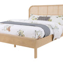 Meridian Siena Natural Ash Wood Queen Bed (3 Boxes) IMAGE 6