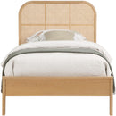 Meridian Siena Natural Ash Wood Twin Bed (3 Boxes) IMAGE 3